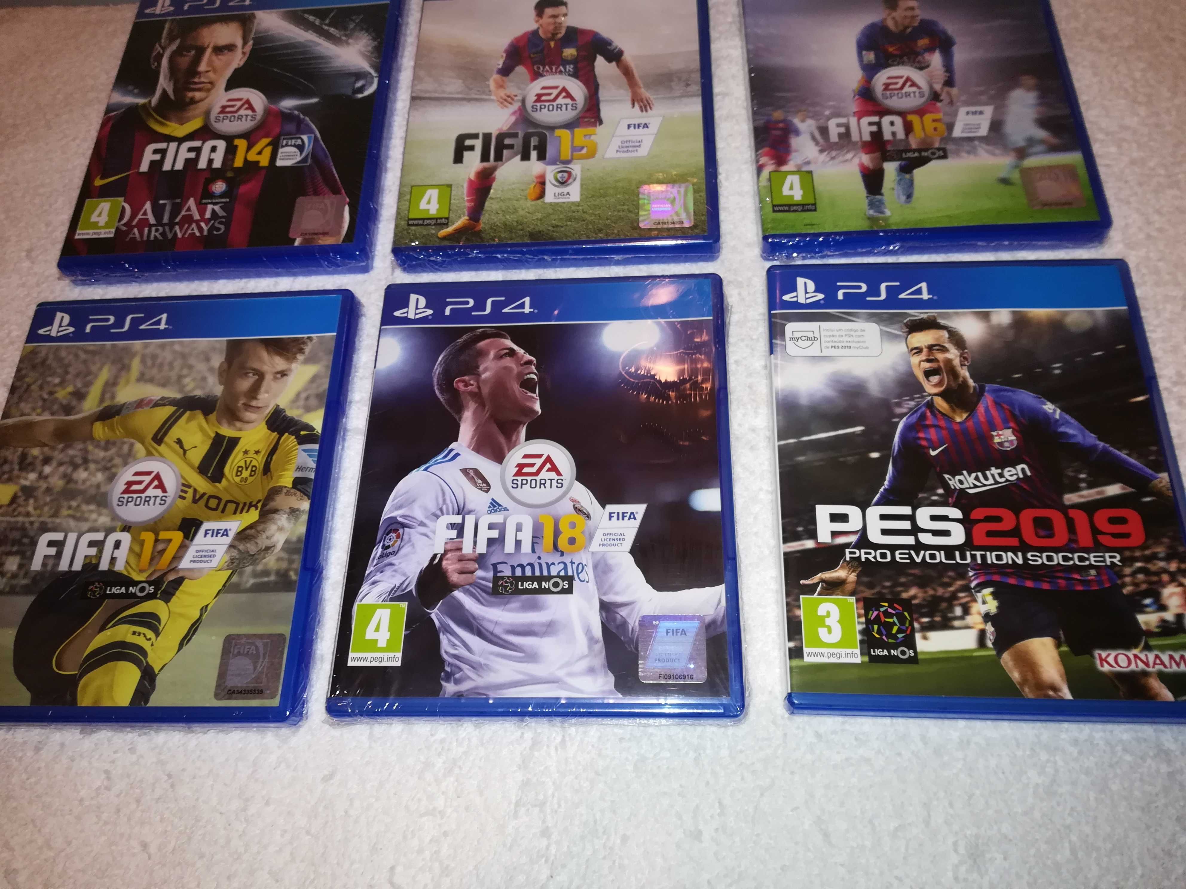 fifa e pes - jogo ps4 (jogo playstation 4) futebol vários