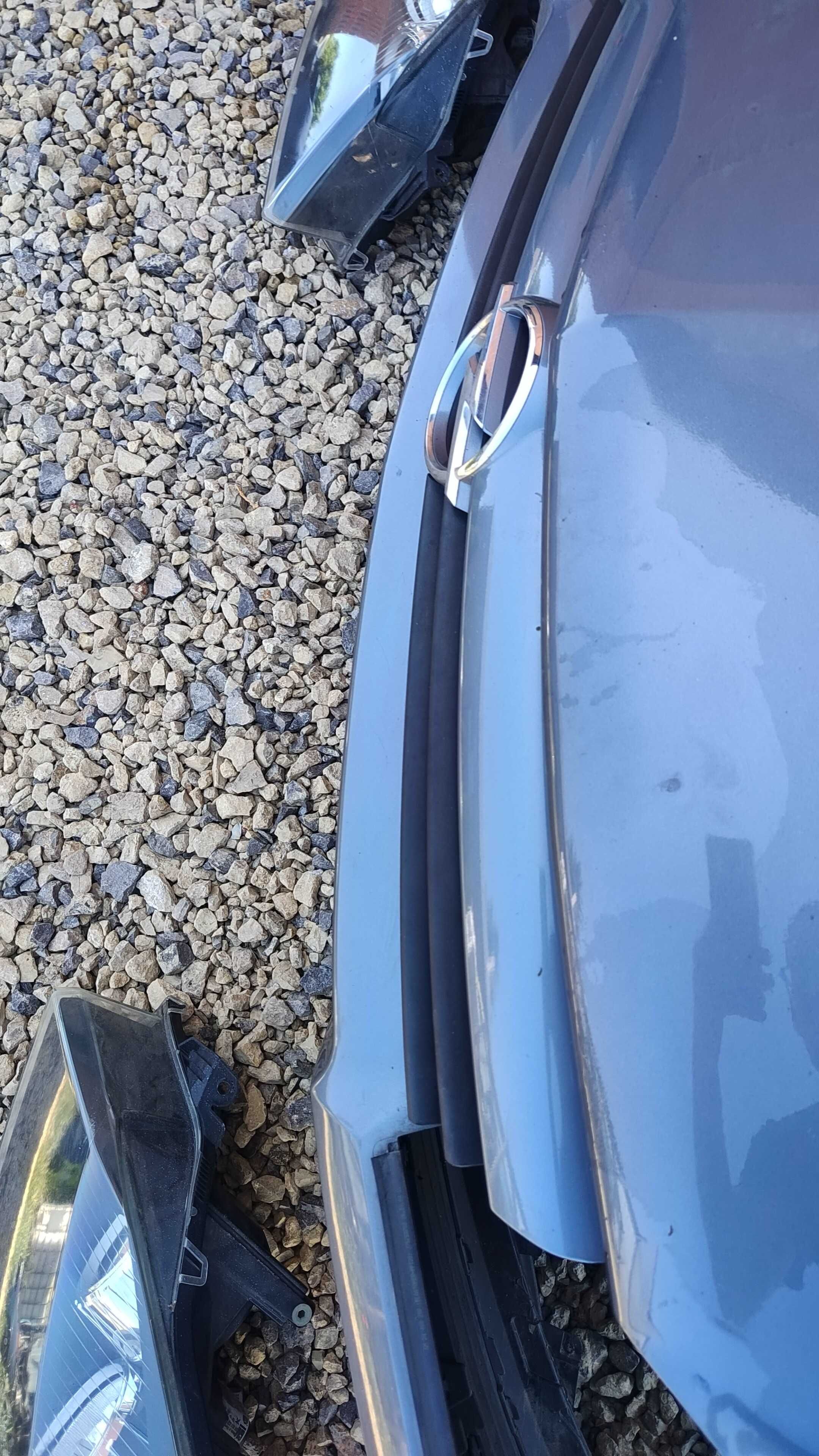 Przód Maska Zderzak lampy Opel Astra H 04-12.r Szary Z155