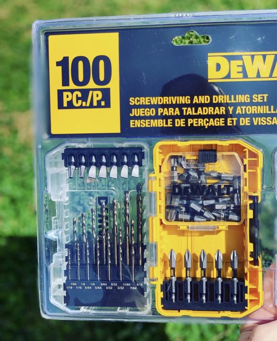 Набір Біт Біти та Свердла DeWALT 100 Шт. Професійний ОРИГІНАЛ З USA