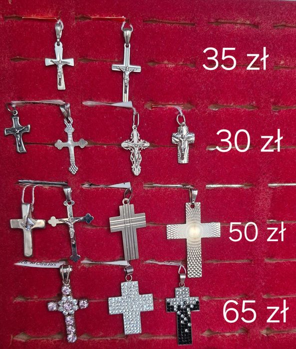 Krzyżyk srebrny 925