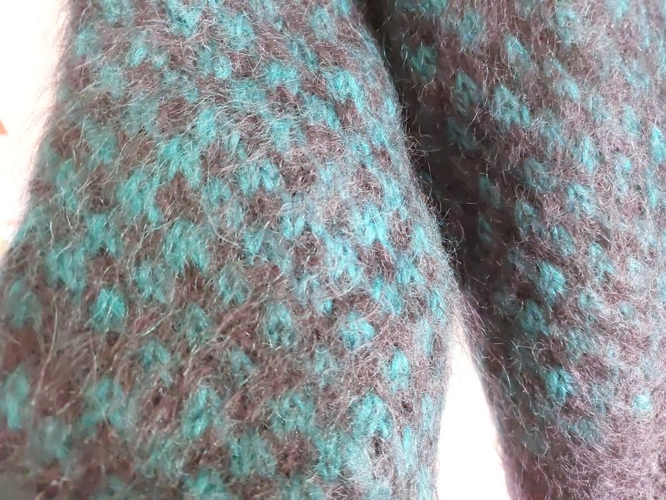 Sweter wełna moher Oversize