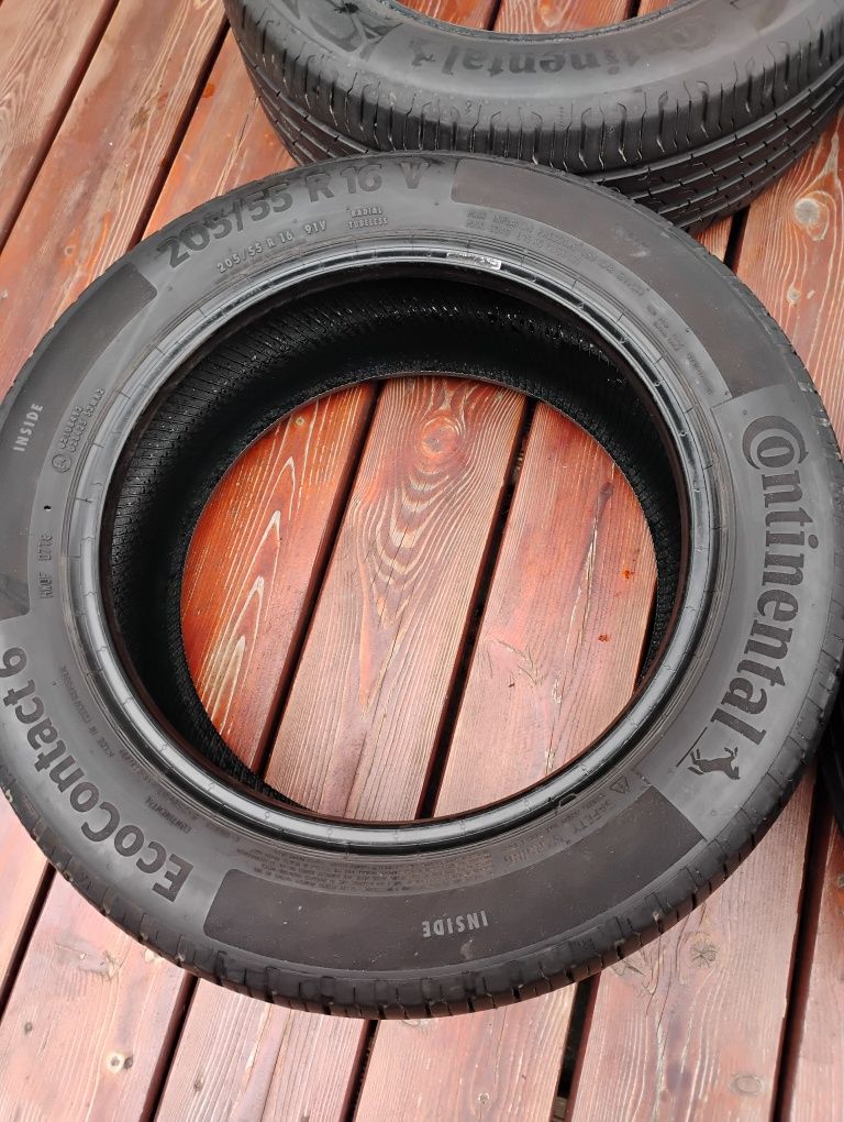 Opony Continental EcoContact 6 r 2021 z prywatnego samochodu