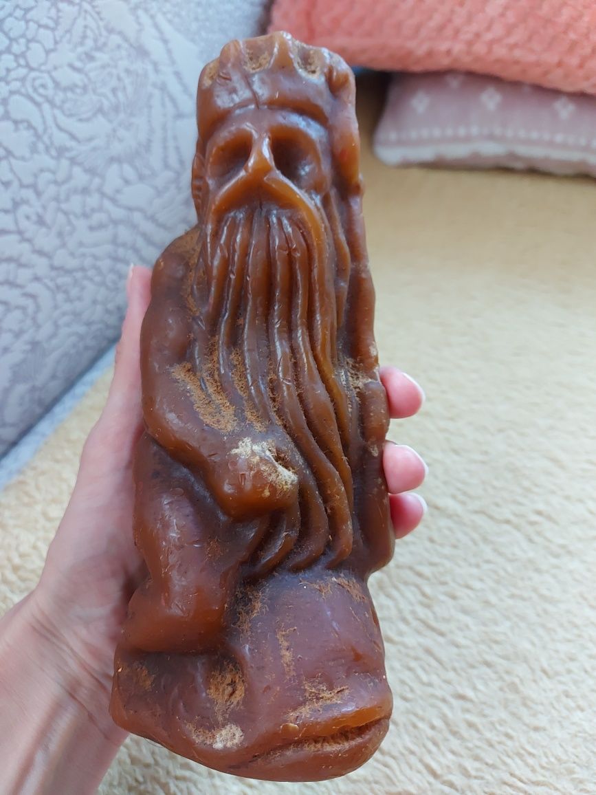 Świeca rzeźba neptun