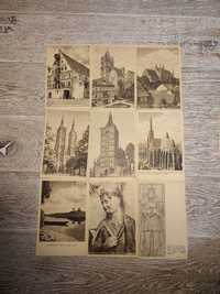 9 pocztówek bez obiegu z roku 1945
