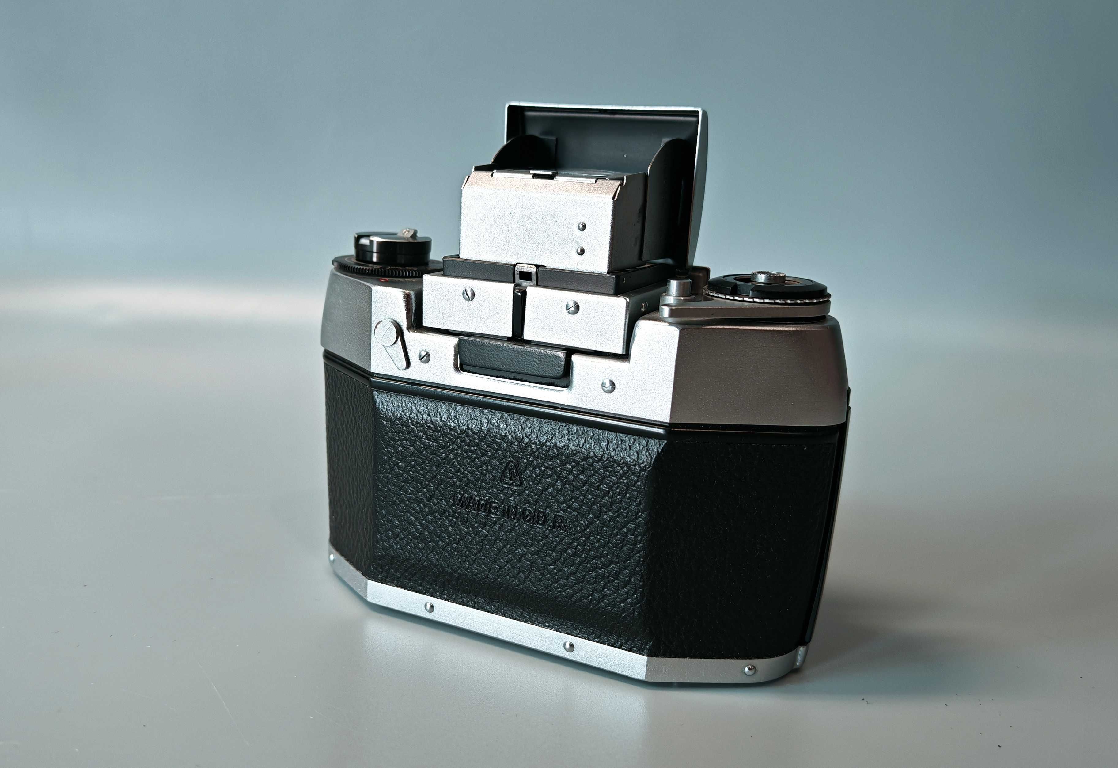 Aparat EXA 1B + Obiektyw Meyer Domiplan 50mm Automatic Unikat Futerał