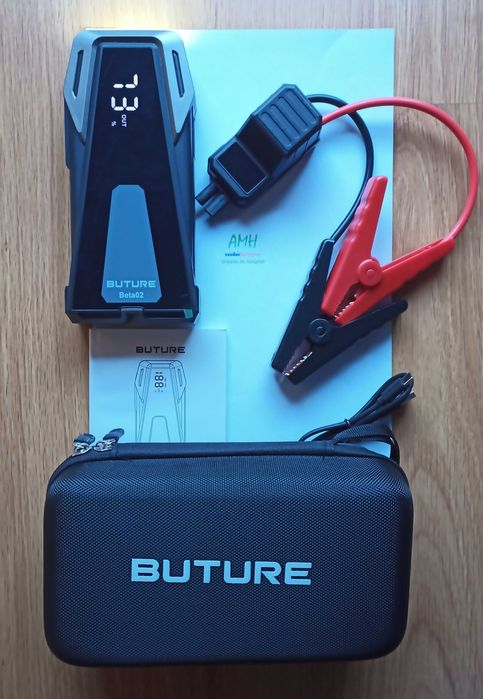 Jump starter 2500A booster 21800mAh power bank arranque bateria