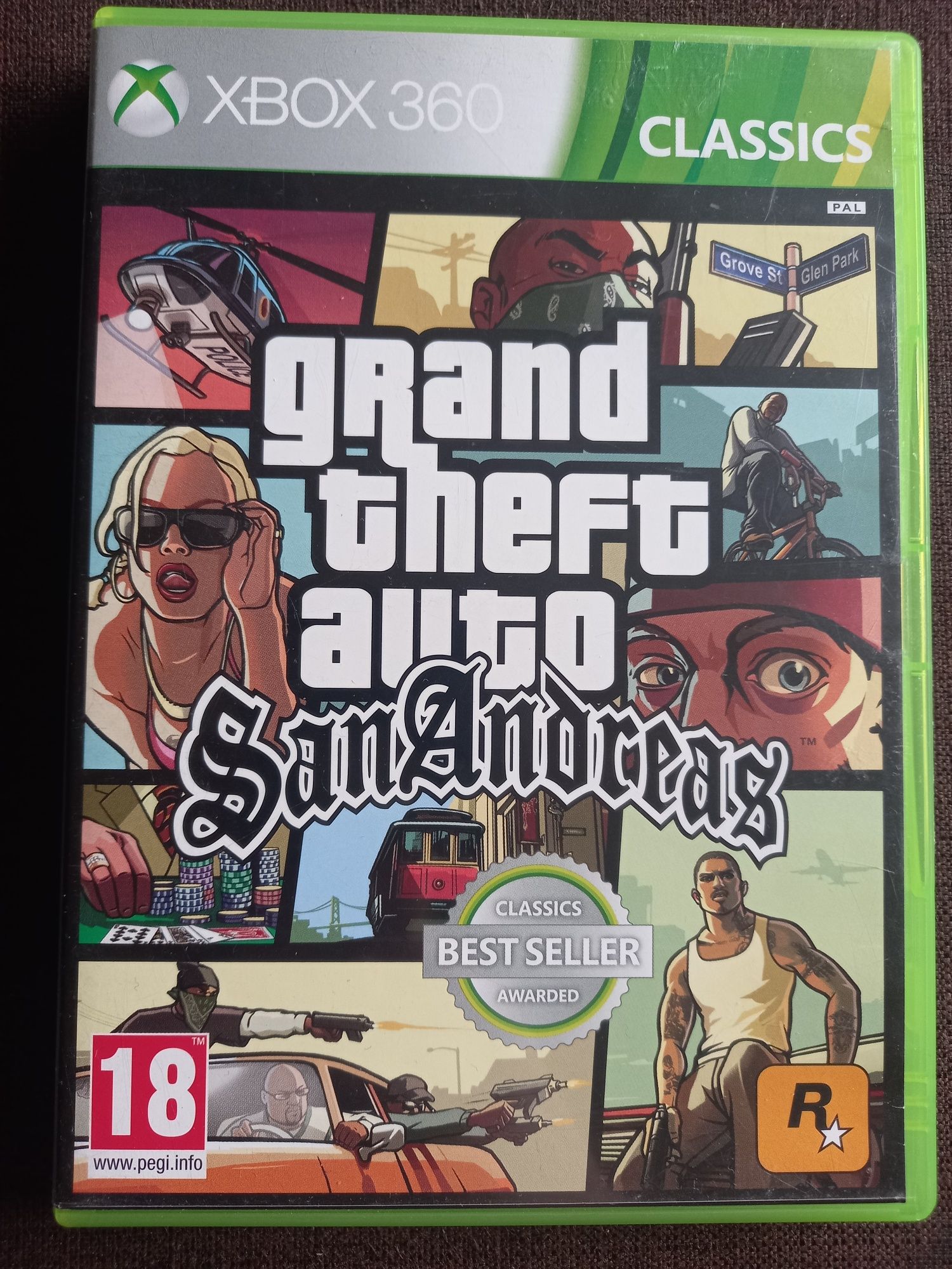 Gra GTA San Andreas na xbox 360 Grand Theft Auto