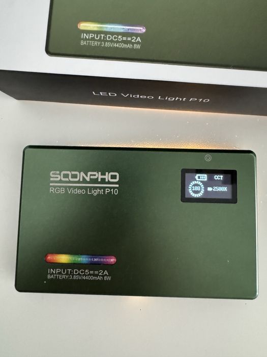 Soonpho RGB Video Light P10 + Suporte SmallRig