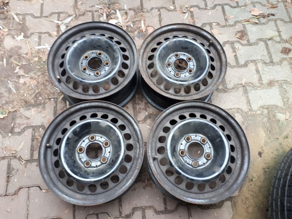 Oryginalne Felgi Stalowe 15" Mercedes 5x112 Et 37 6.5J