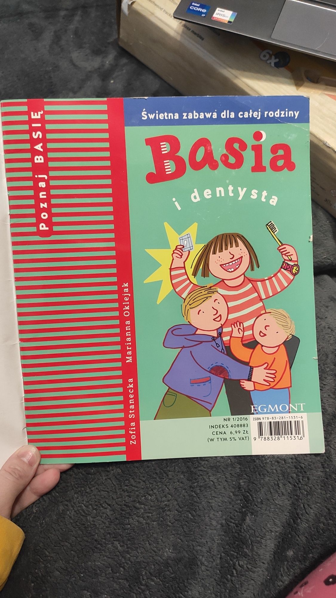 Basia u dentysty nowa książka  z naklejkami