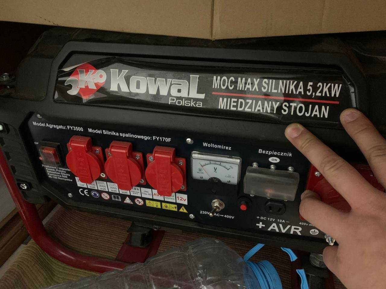 Продам генератор Kowal Polska 5,2 KW fy3500