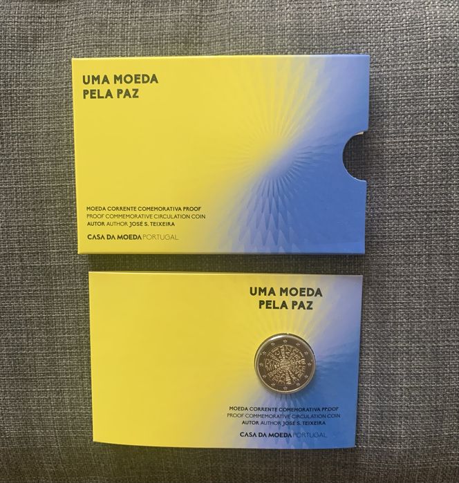 Moedas 2€ Portugal BNC e PROOF