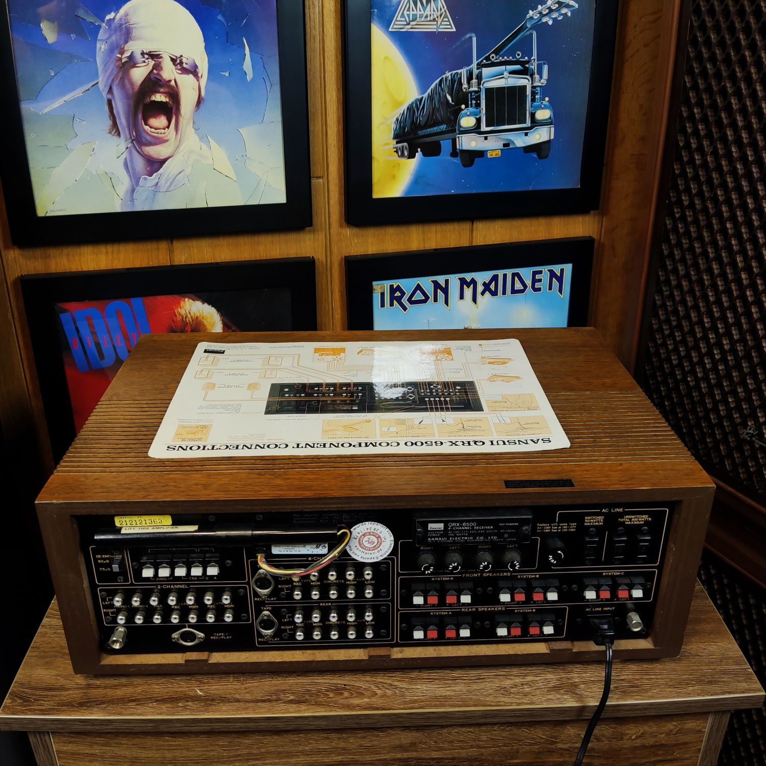 Amplituner Sansui QS 4-channel receiver QRX-6500 QRX 6500 Vintage