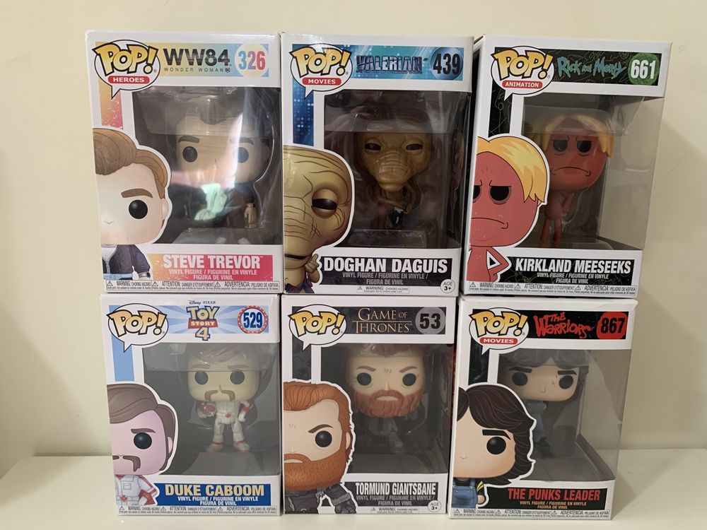 Funko Pop Figure Variados Fimes Series e Jogos