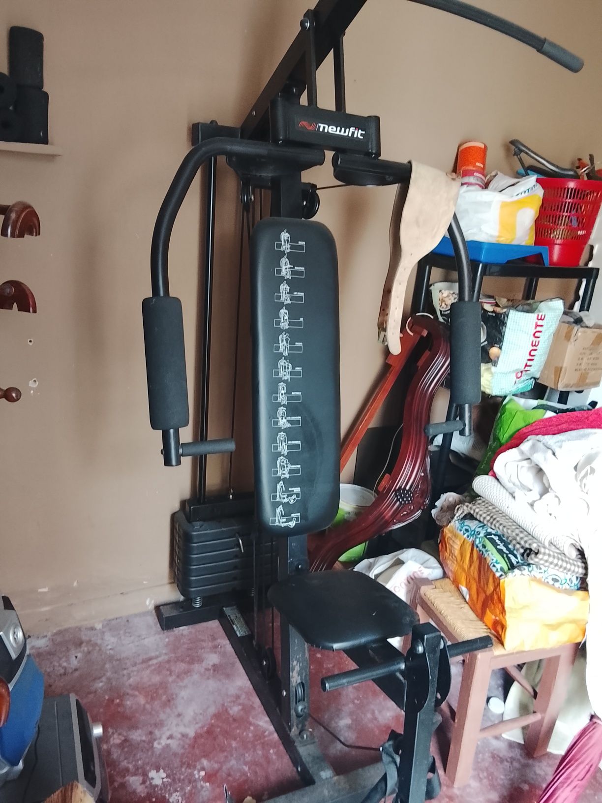 Máquina de ginásio multifunções até 60kg