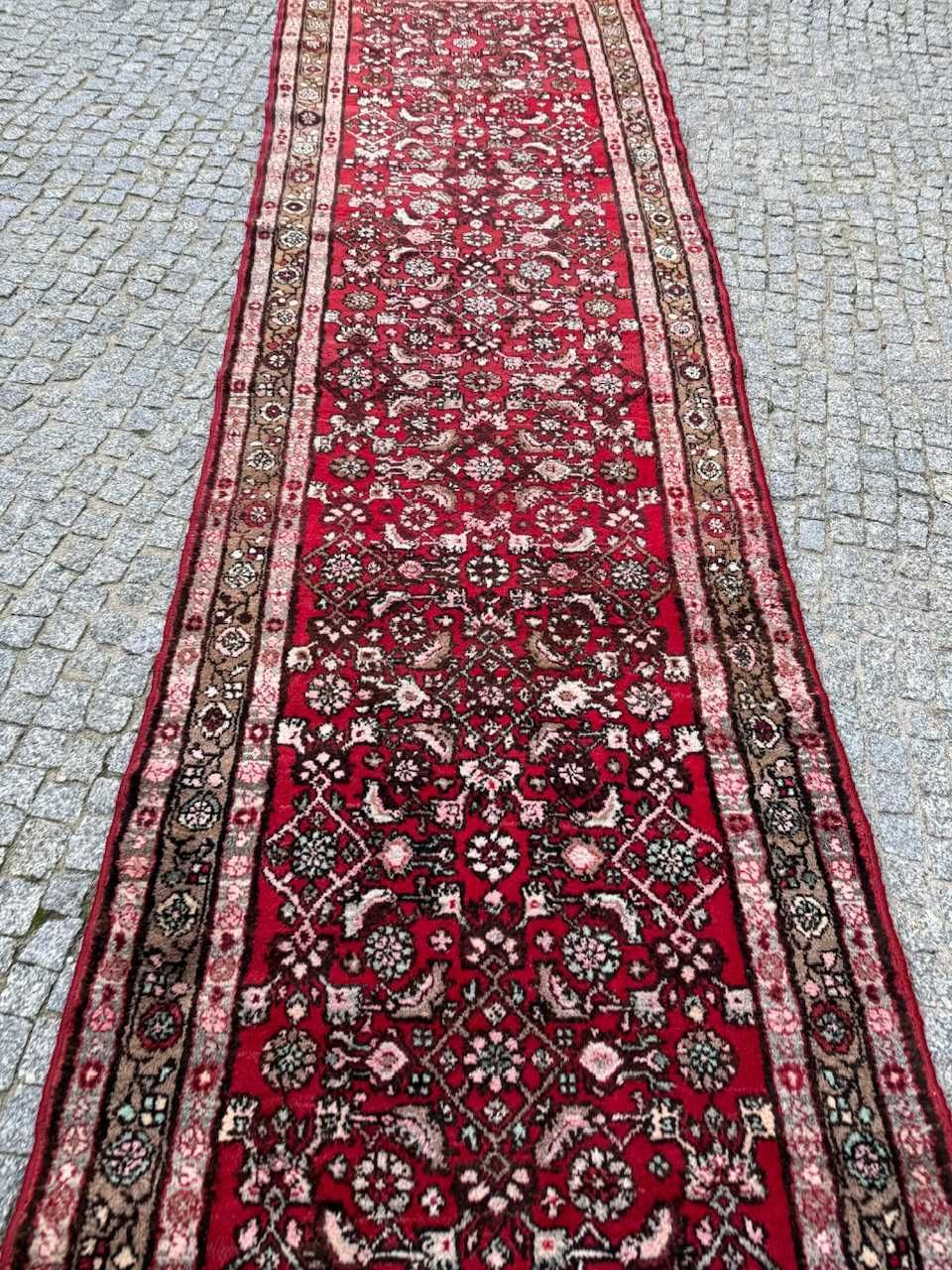 Chodnik dywan wełniany perski r.tkany Hamadan 425x105 galeria 19 tyś