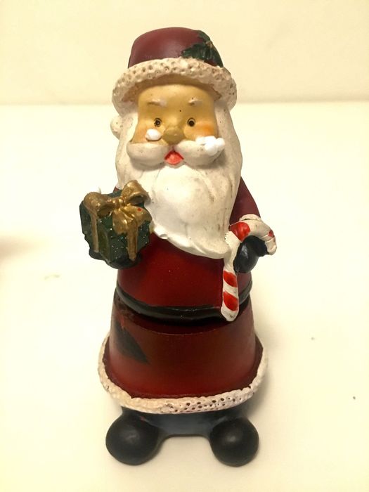 Wyprzedaż - Opakowanie na prezent figurki św Mikołaj