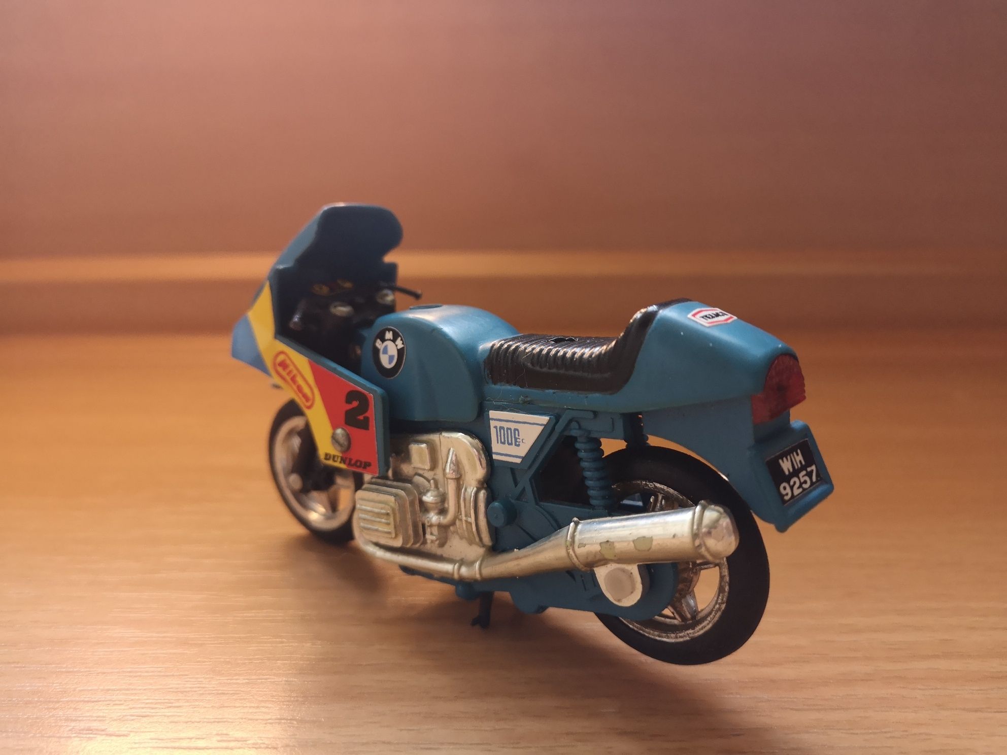 Motocykl, motor, bmw zabawka PRL,vintage,lata 80-te.Super stan.Unikat!