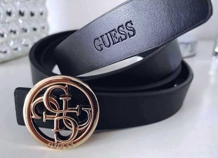 Skórzany Pasek Damski YSL Guess CK Tommy MK LV Pinko Gucci GG