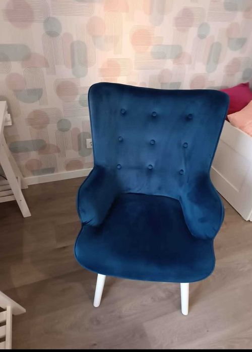 Vendo cadeirões azuis