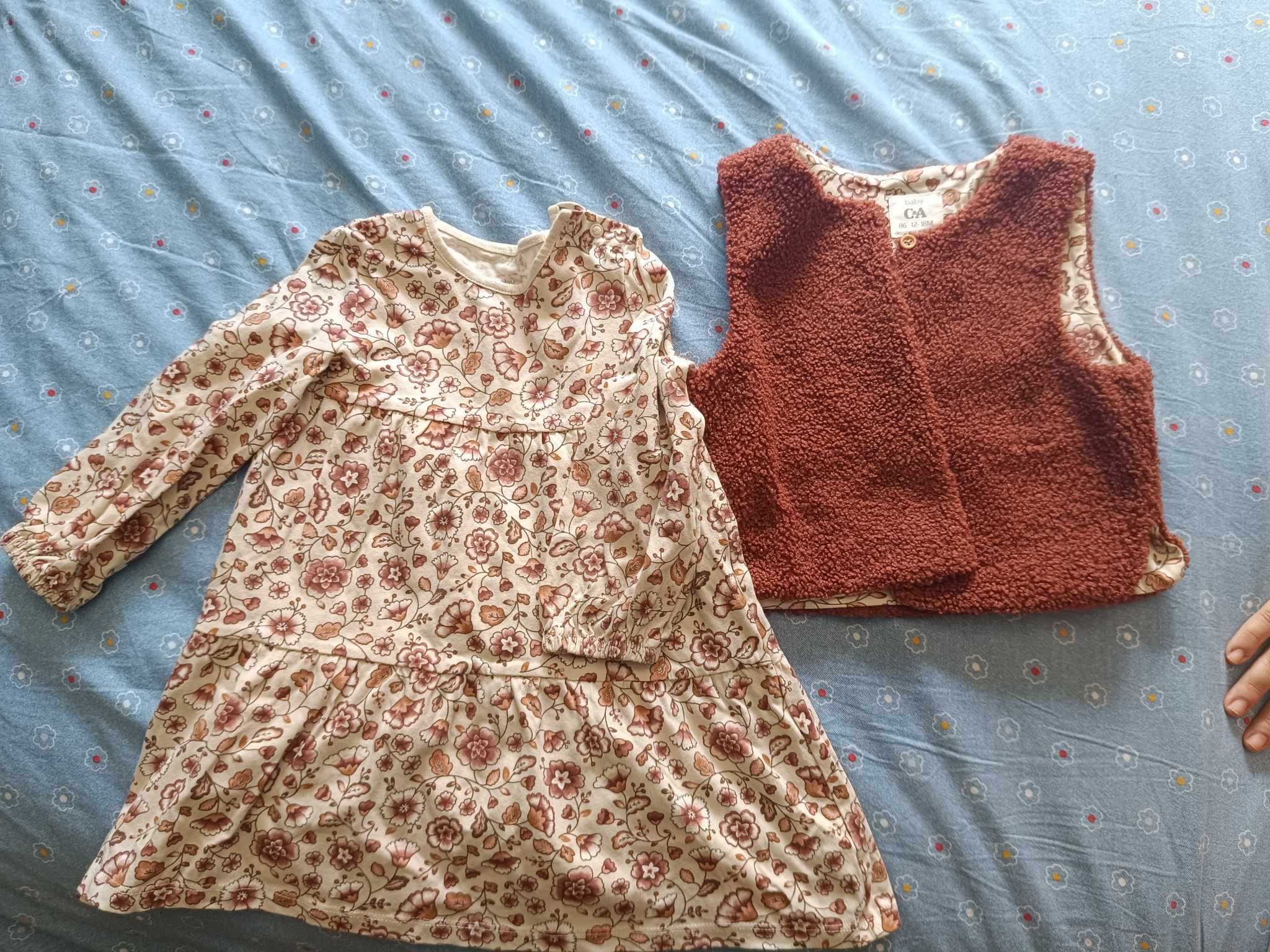 Conjunto vestido + colete C&A