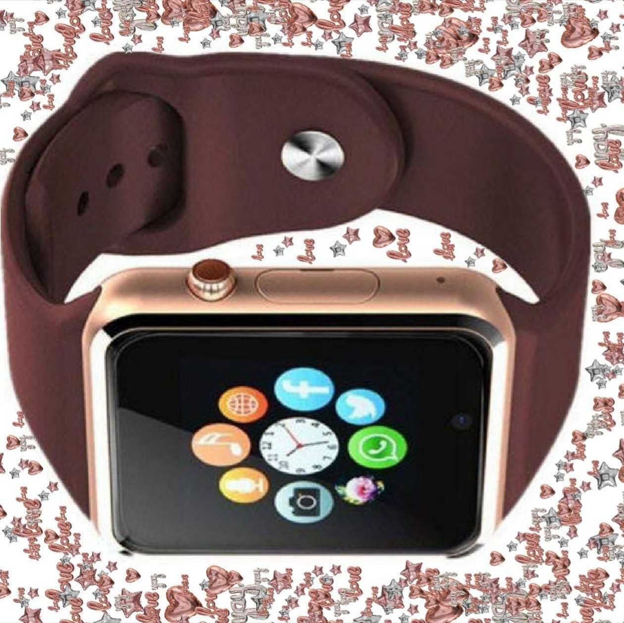 Умные электронные Смарт-часы Smart Watch A1 Цвет: золотой