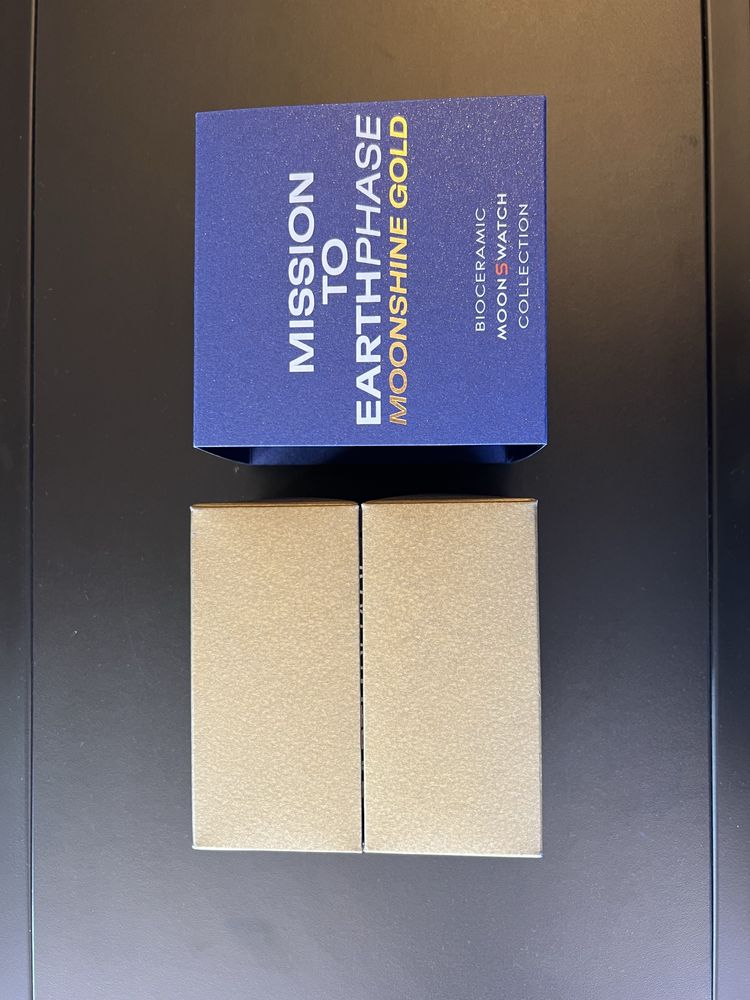 Omega X Swatch Mission To Earthphase Moonshine Gold