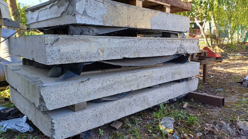 PłytY betonowe zbrojone  stopa pod reklamę