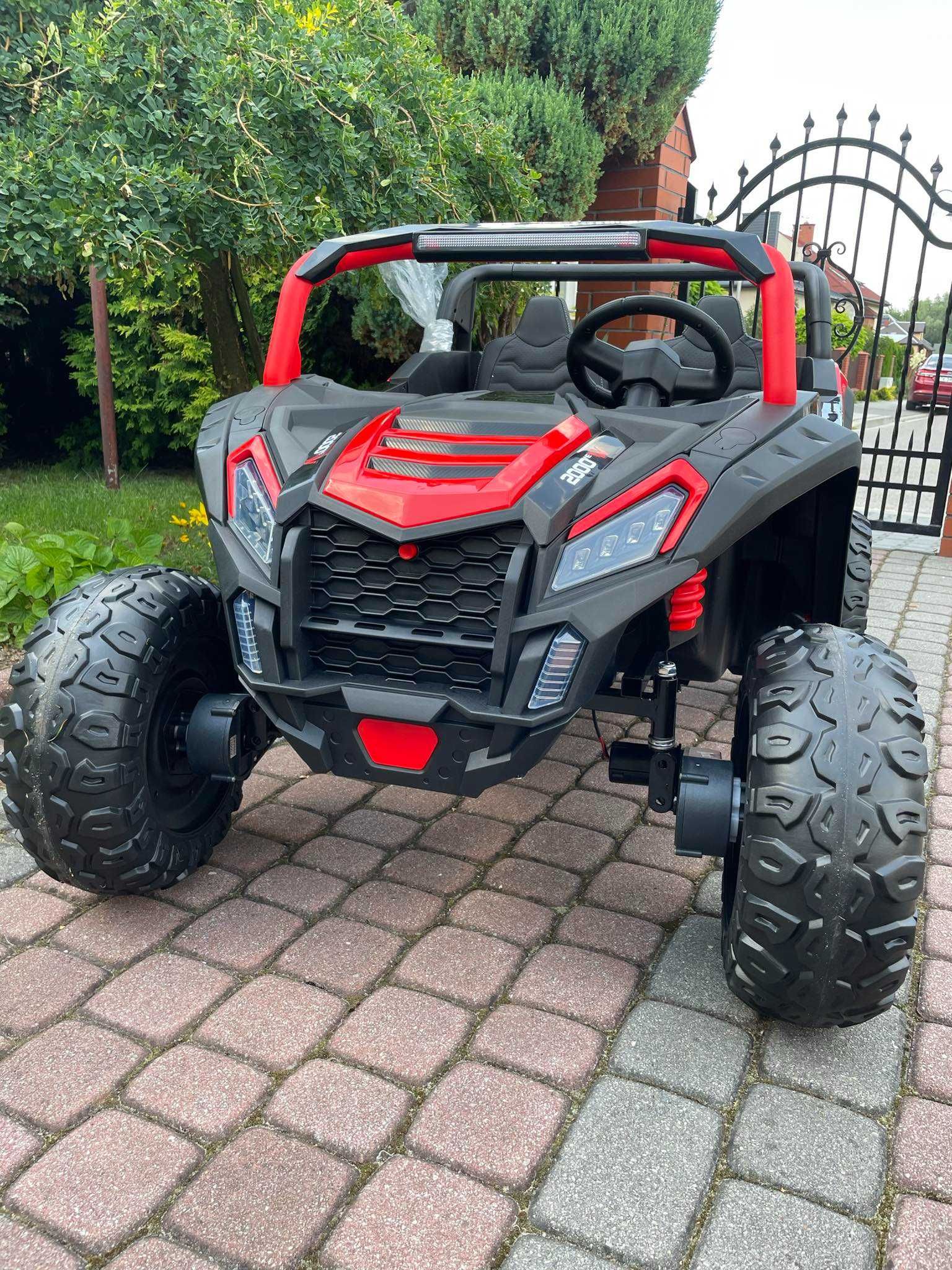 Ogromny Buggy Auto na akumulator dla 2 dzieci 4X200W 24V 14Ah samochód