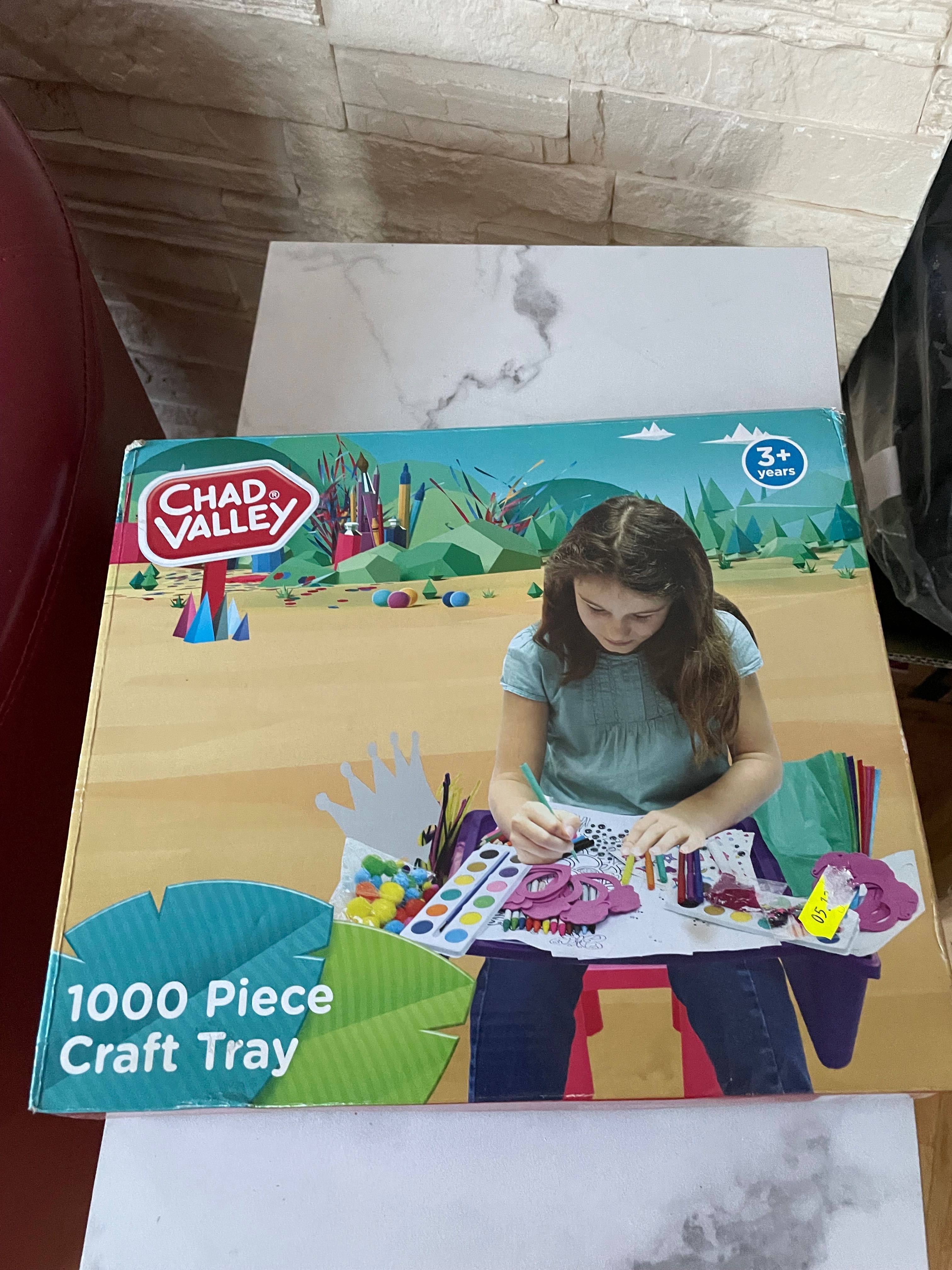 Chad Valley Craft Tray Zestaw Kreatywny Taca do Rękodzieła i akcesoria