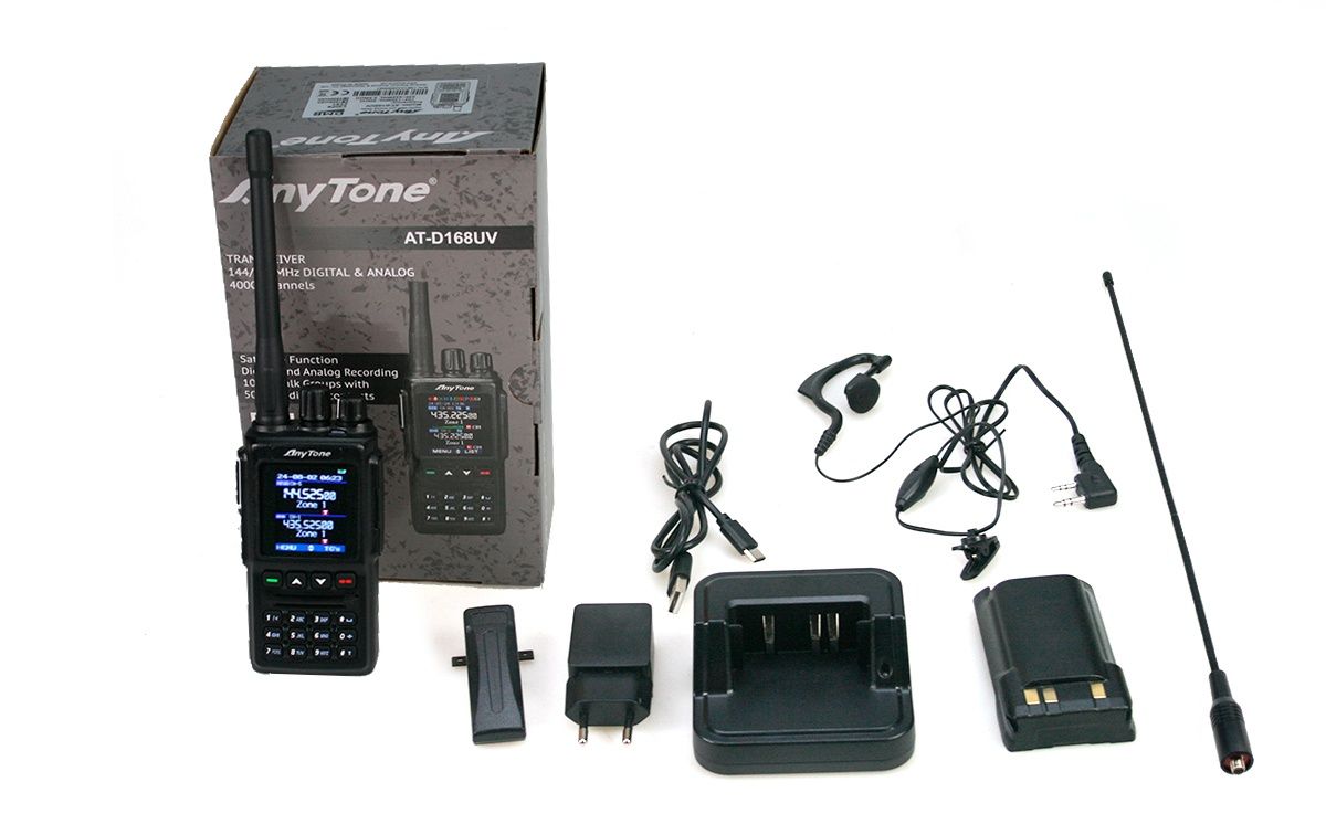 Anytone d168 vhf Uhf Dmr Analógico
