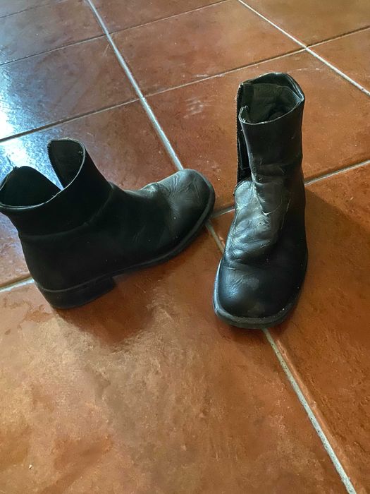 botas pretas 34 em bom estado