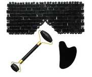 Obsidiana Natural - Massagem Facial - Gua Sha - NOVO