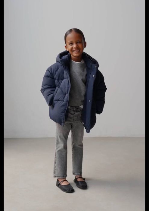 Zara зимова куртка 110, zara зимняя куртка 110