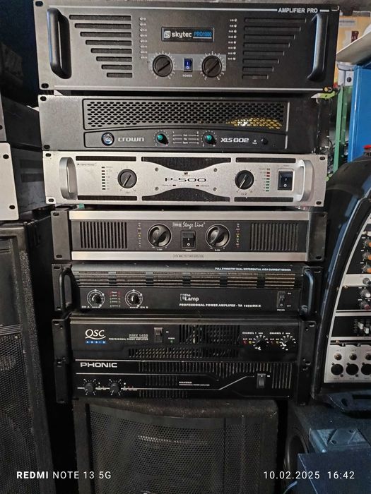 Zawodowe Kolumny Estradowe Behringer 800 Wat dla DJ , Zespołu