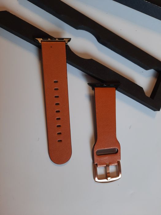 Pasek bransoleta na apple Watch 42mm 44mm brązowy iBazal marka