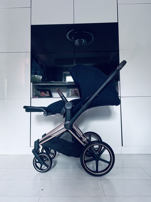 Cybex priam 4.0 rose gold komplet z 2 stan idealny