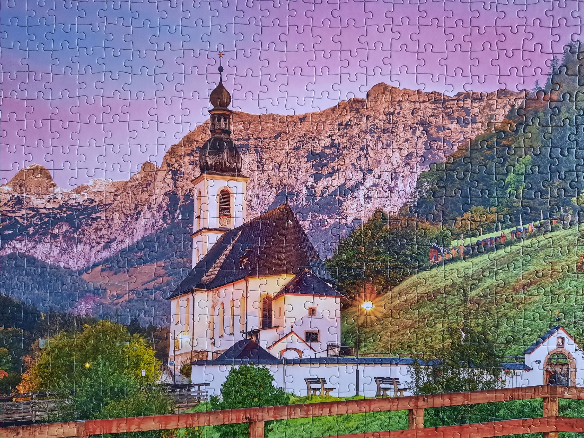 Puzzle Castorland "Sunset in Ramsau" | 2000 elementów