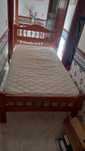 Cama Solteiro Madeira com Colchão