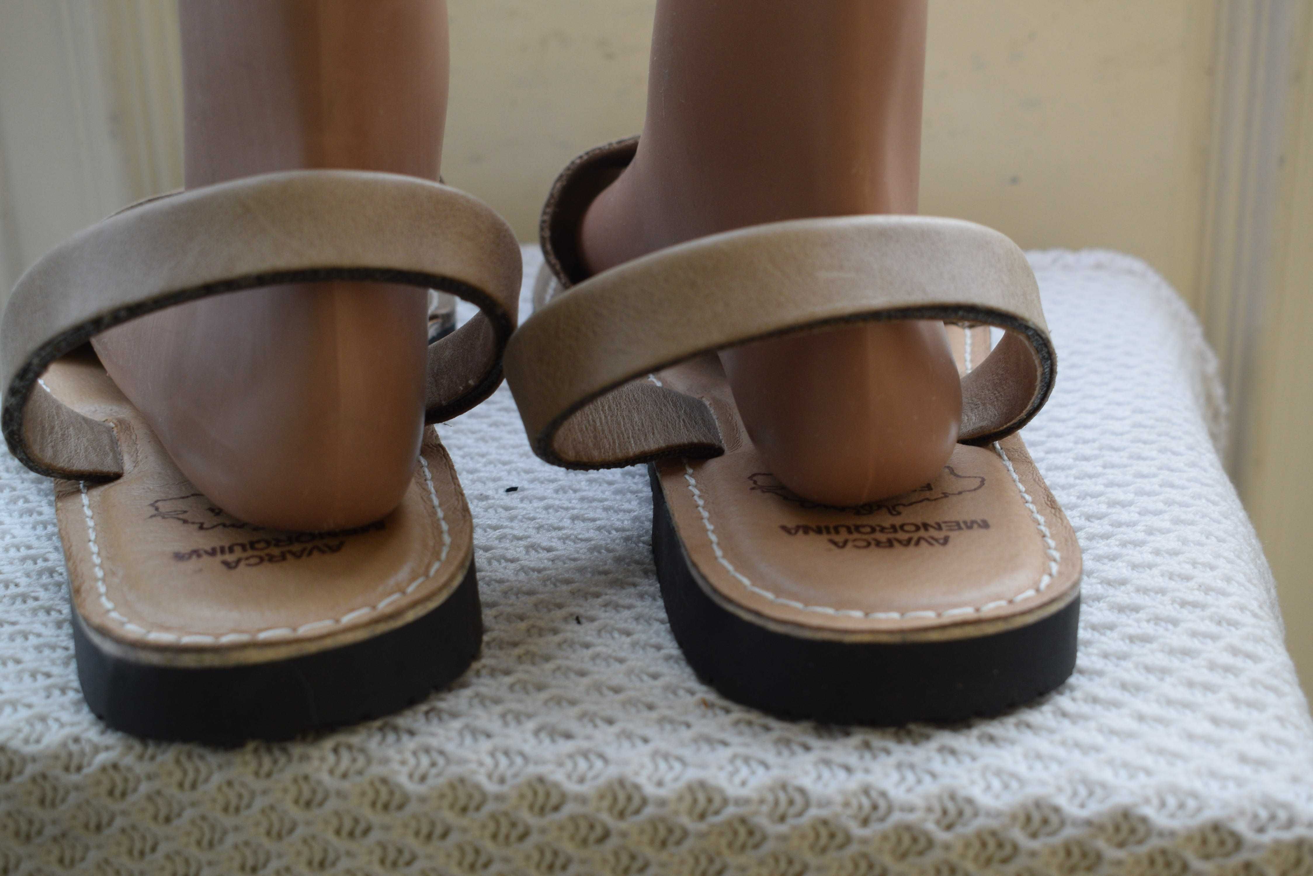 кожаные сандалии туфли менорки босоножки Menorquina р. 44 29 см