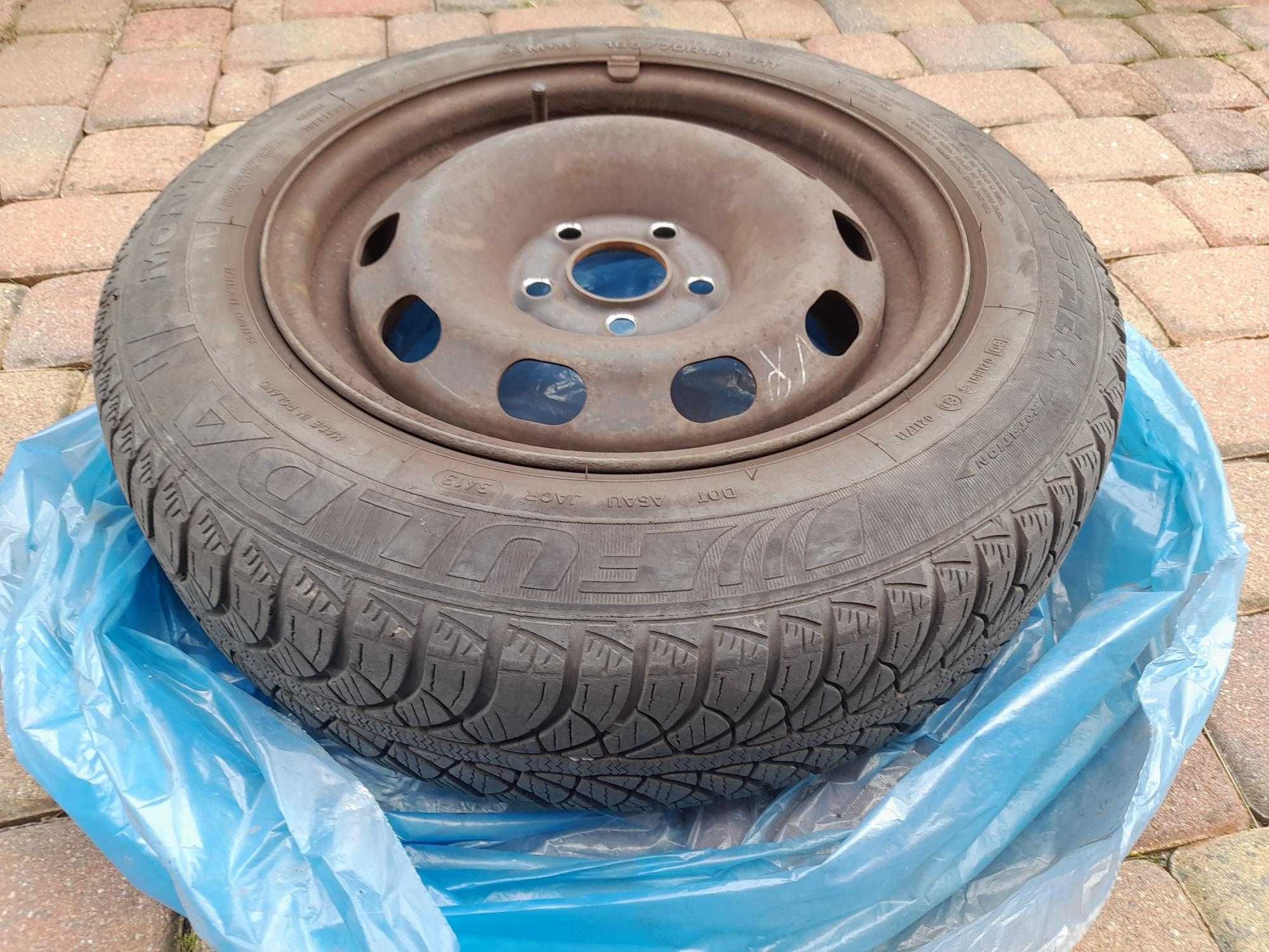 Felgi plus opony zimowe Fulda VW Polo 5x100 14 cali  (kpl 4szt)