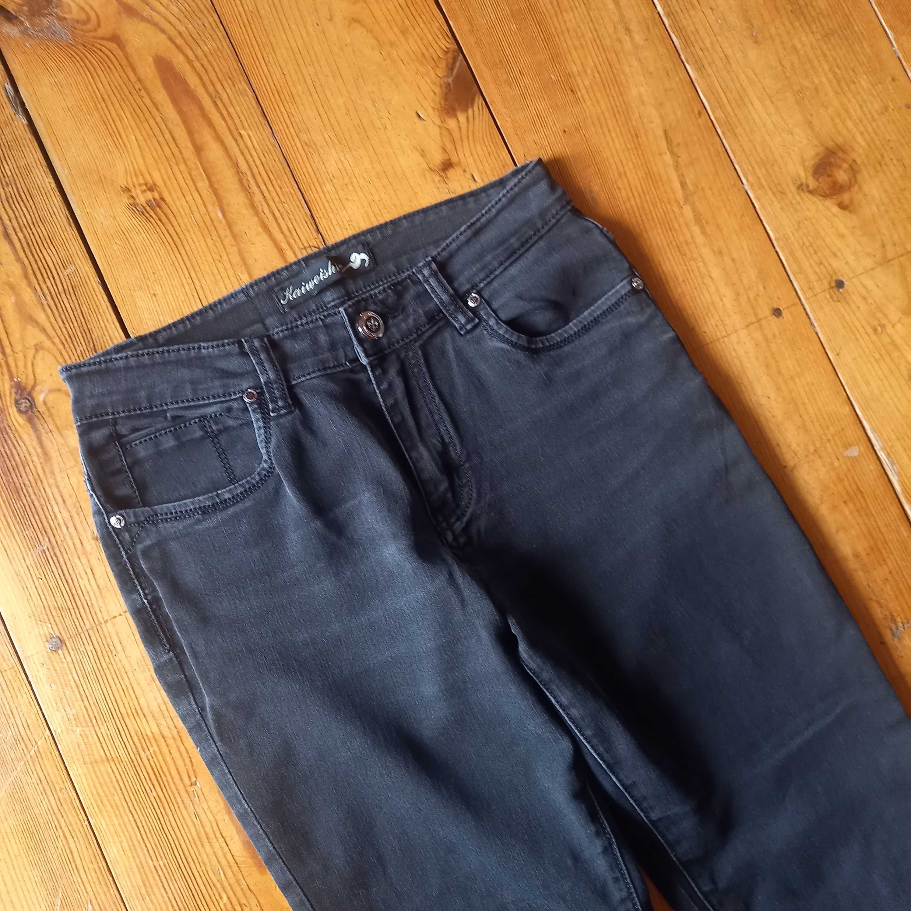 czarne rurki jeans rozmiar 29