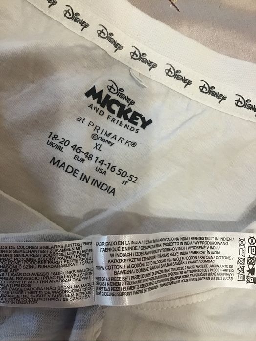 Футболка полосата великий розмір primark mickey mouse міккі маус