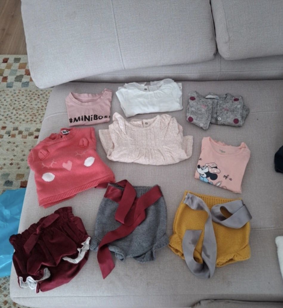 Conjunto roupa bebé menina