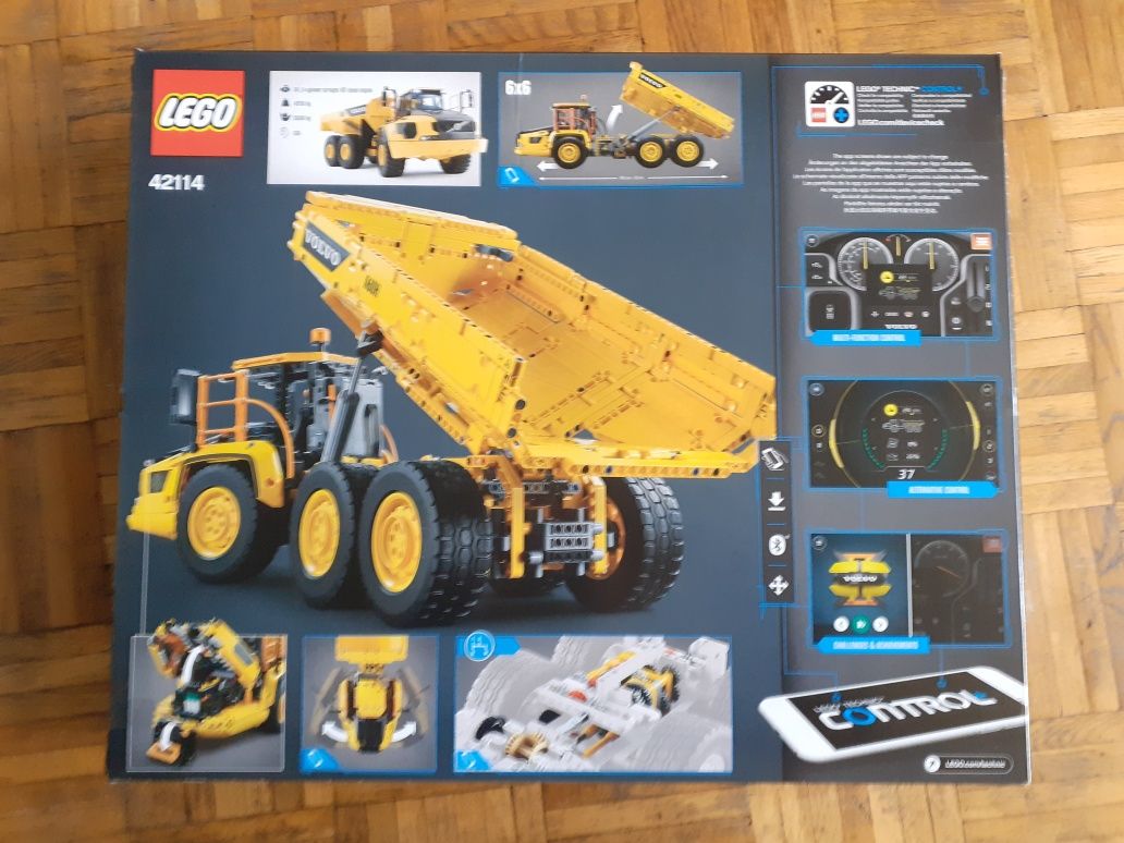 LEGO Technic 42114 6x6 Nowe Volvo Wozidło Klocki Łódź