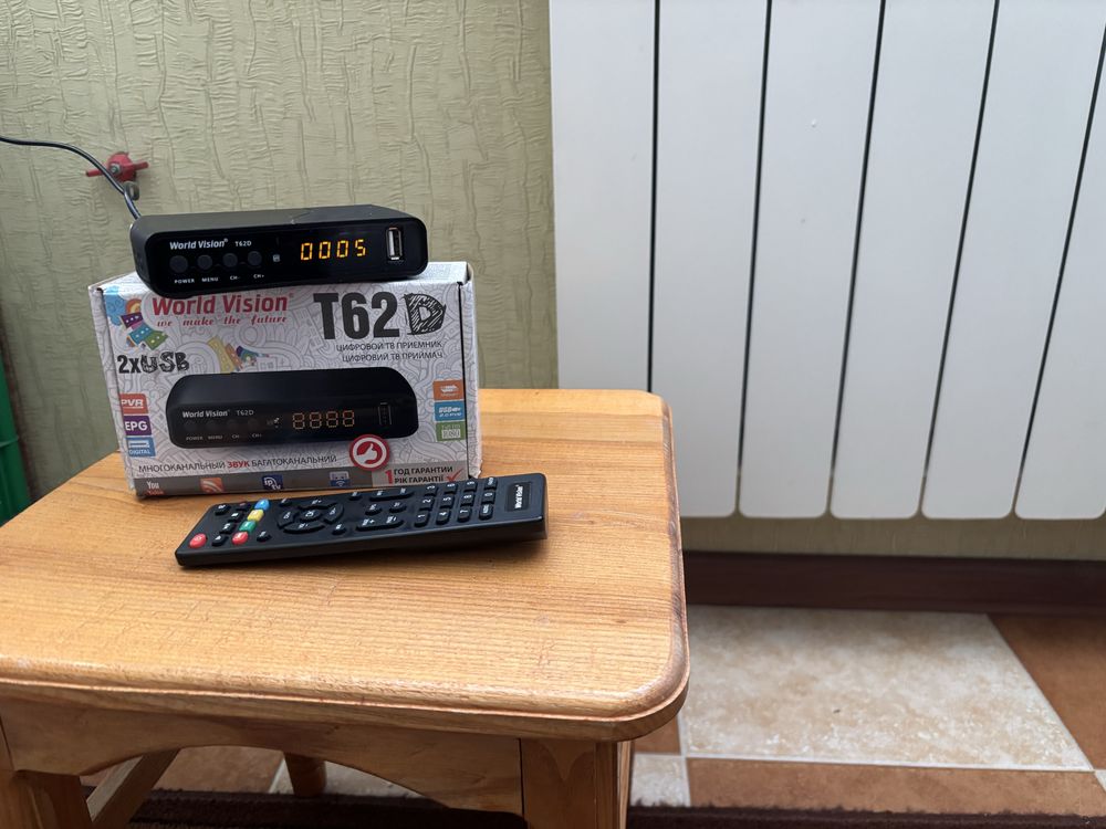 Тюнер T2 World Vision T 62D