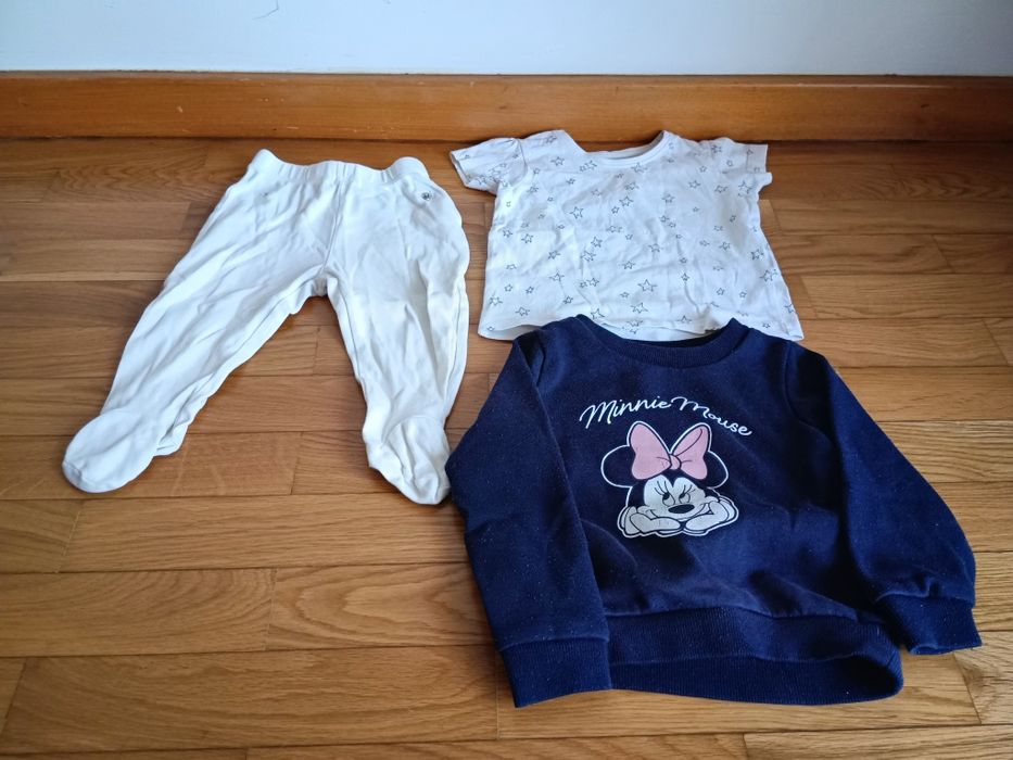 Lote de 18 peças de menina de 12-18 meses