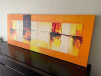 Quadro moldura tela pintura a óleo