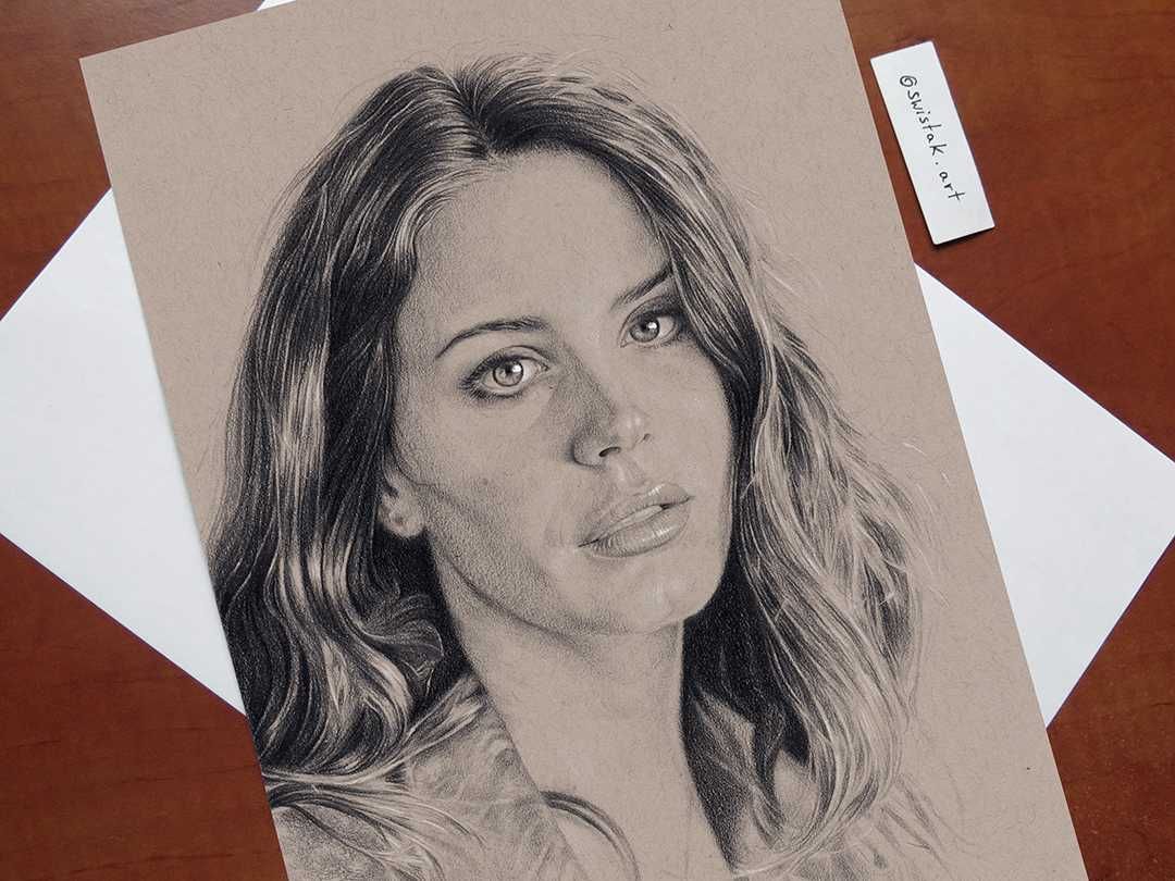 Rysunek portret Lana Del Rey oryginał
