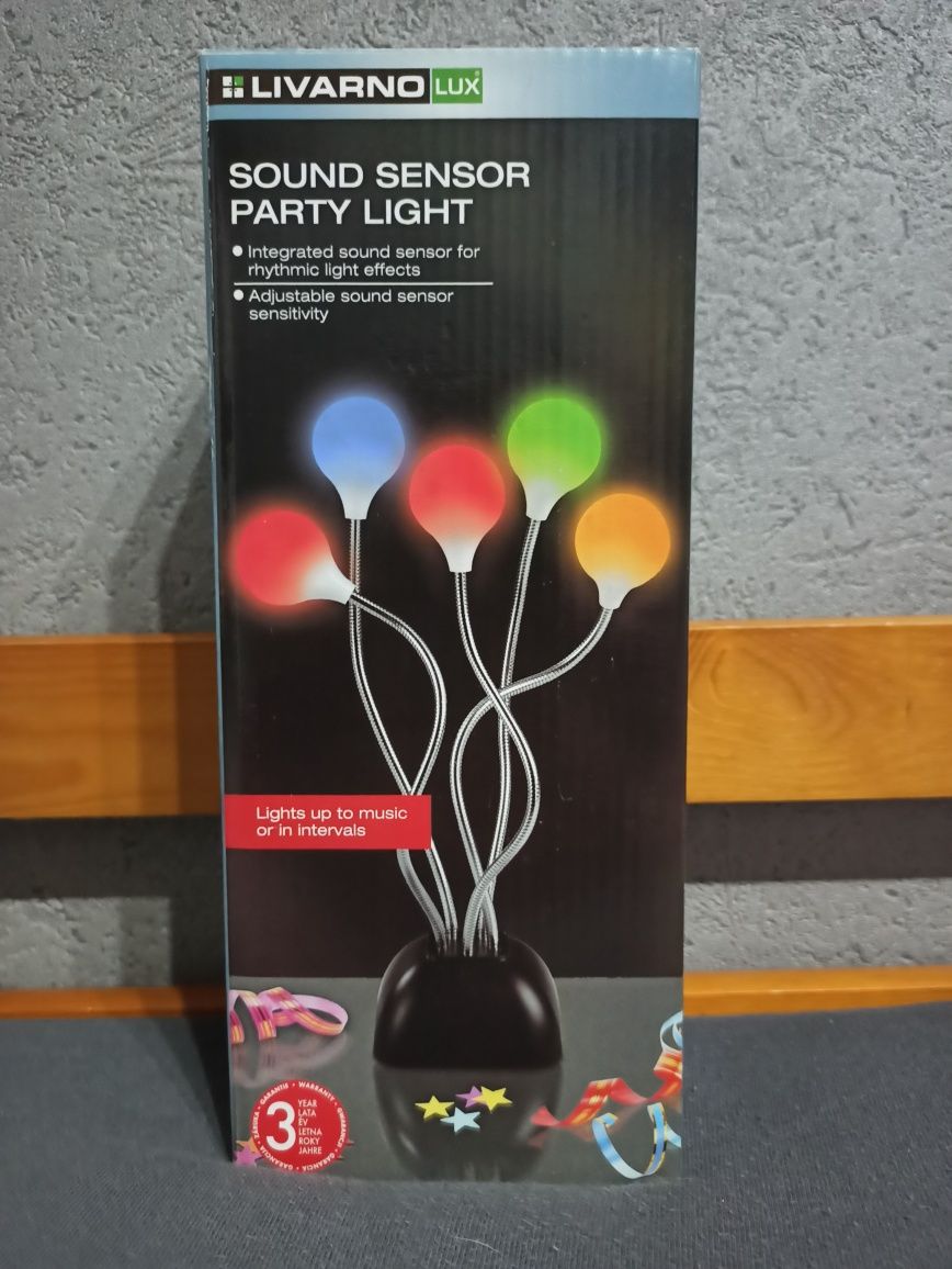 Lampa dyskotekowa 5 diod led